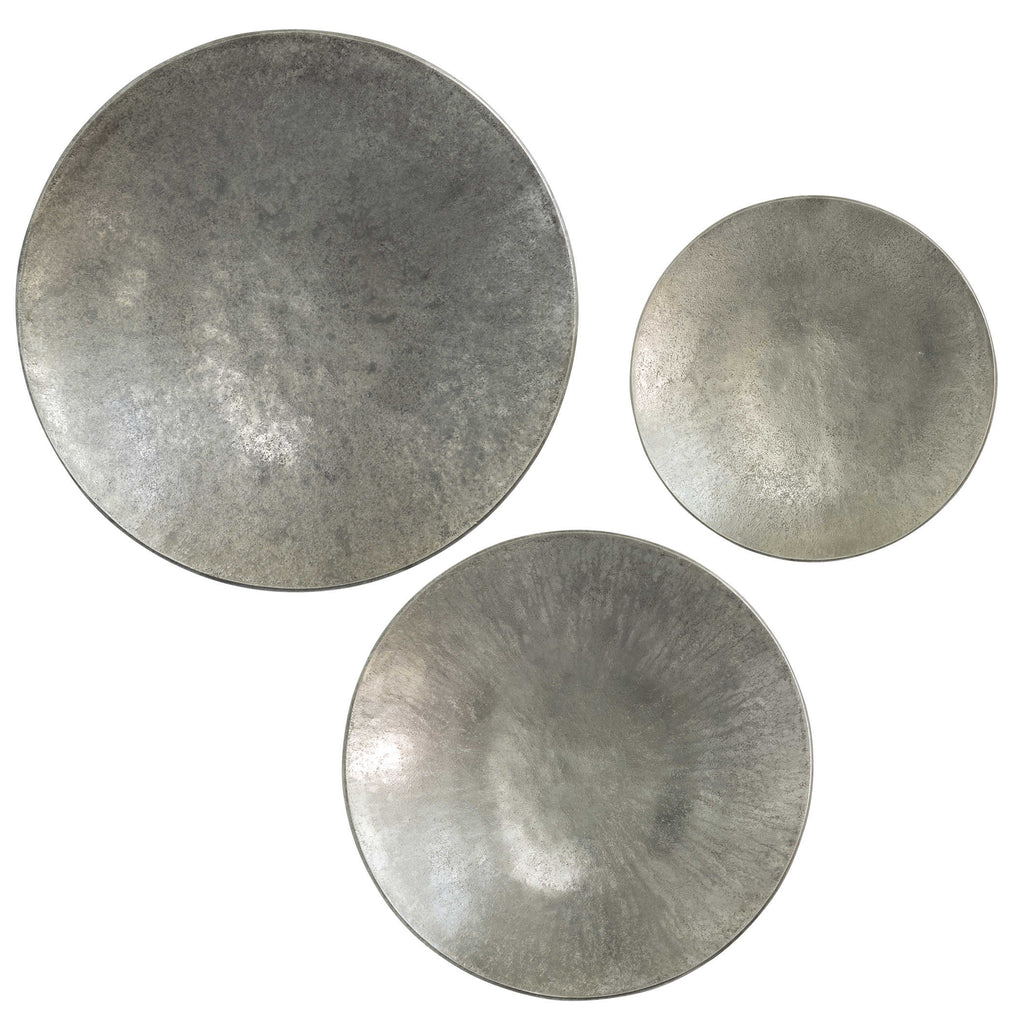 Aitana Metal Wall Decor, Silver, Set of 3