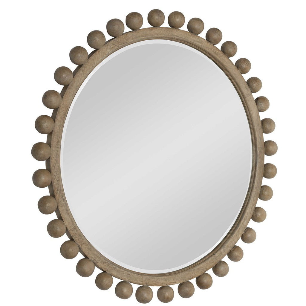 Brianza Round Mirror - 50 Natural