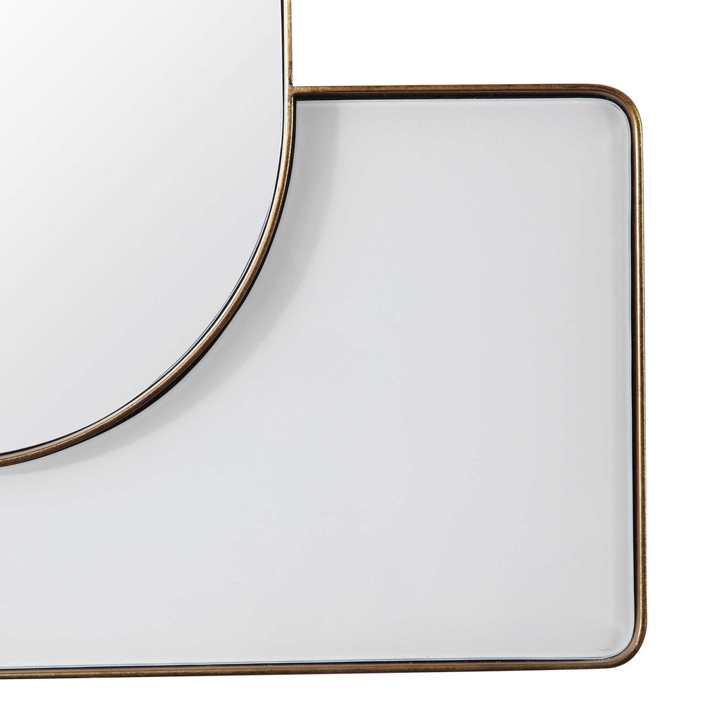 Embrace Square Mirror, 24x24 White