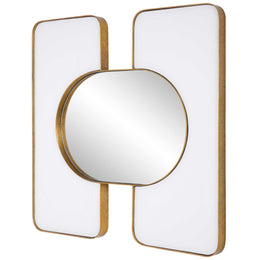 Embrace Square Mirror, 34x34 White