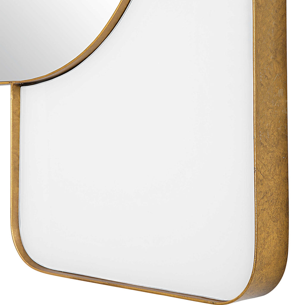 Embrace Square Mirror, 34x34 White