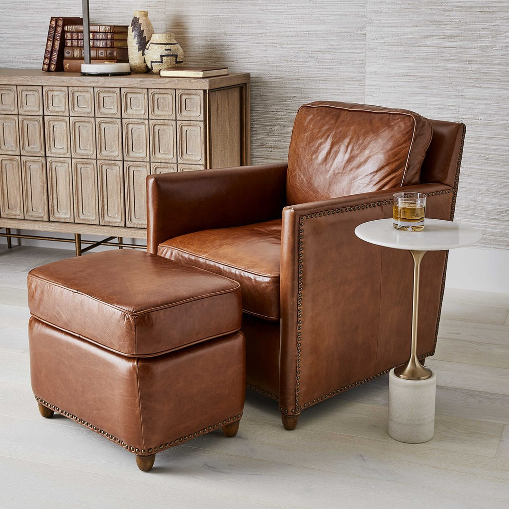 Roosevelt Club Chair, Cognac