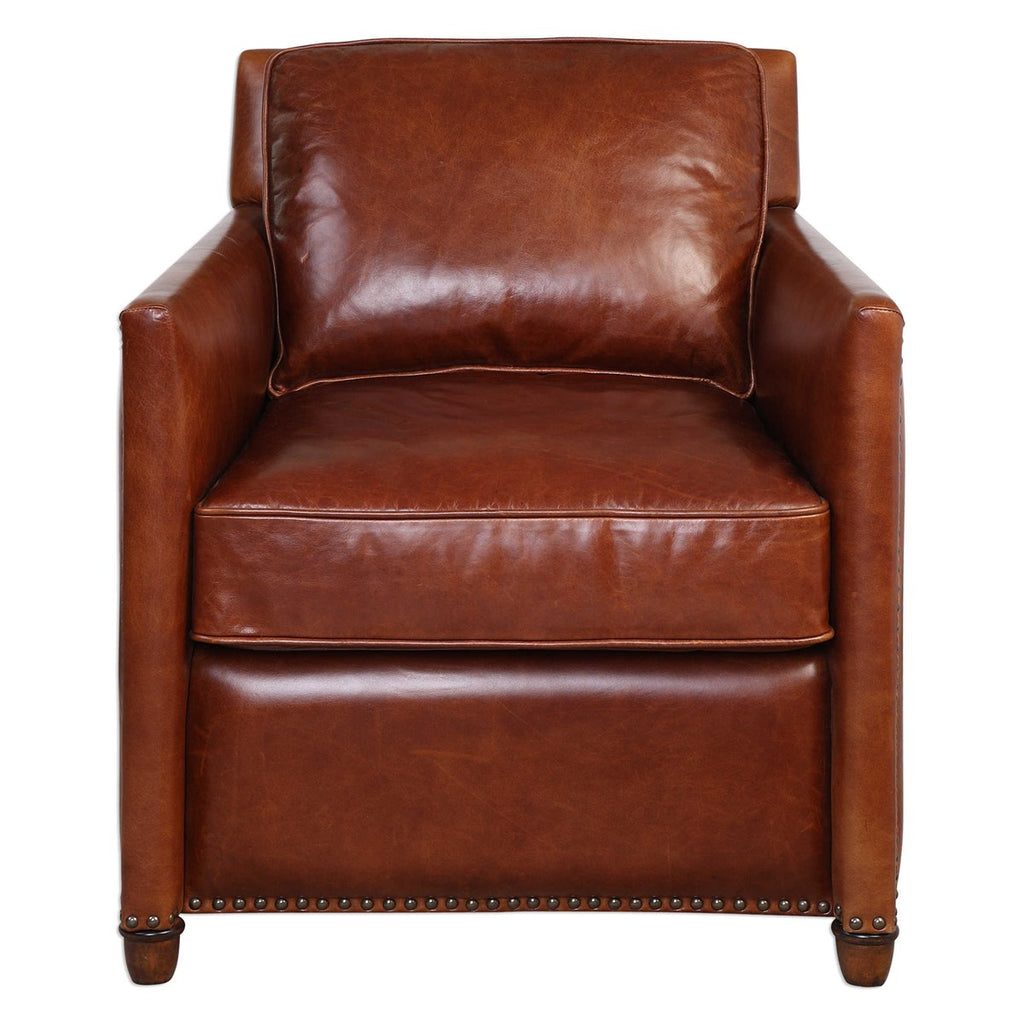 Roosevelt Club Chair, Cognac