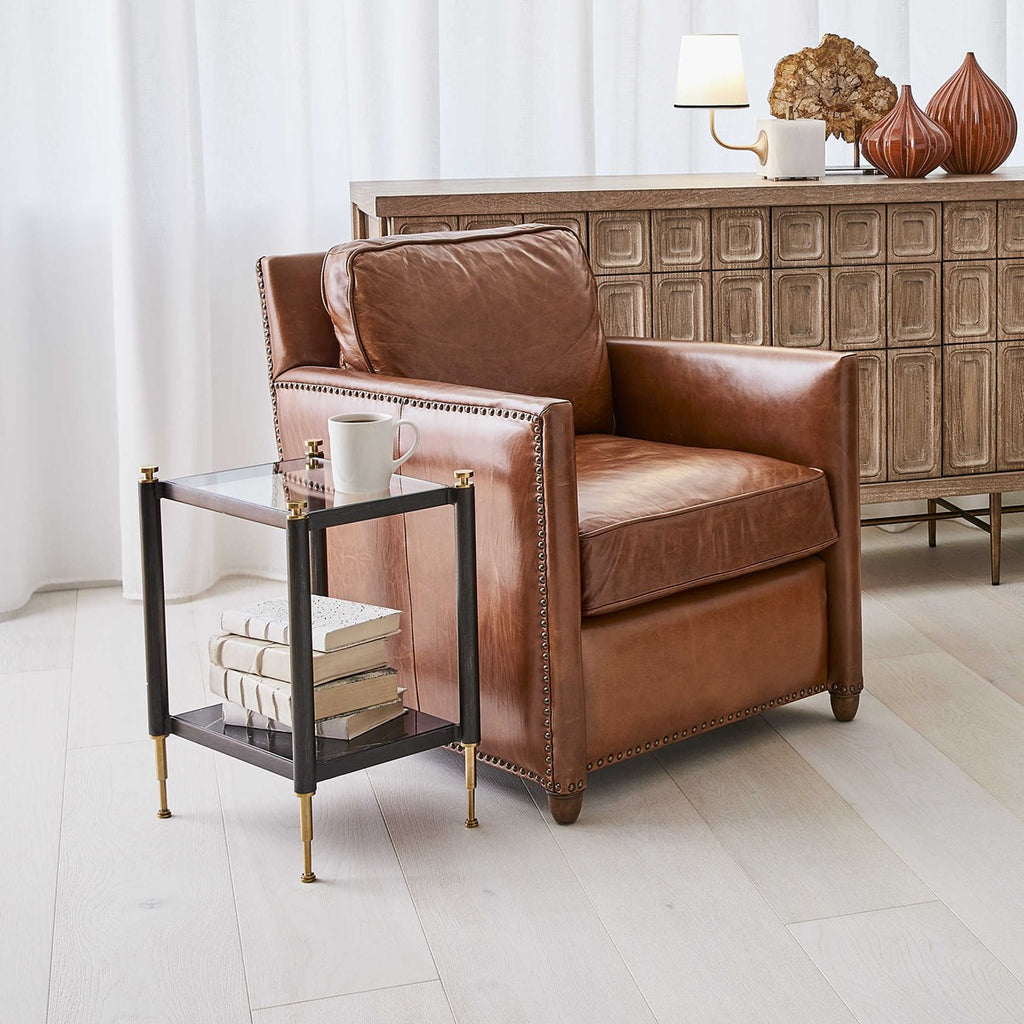 Roosevelt Club Chair, Cognac