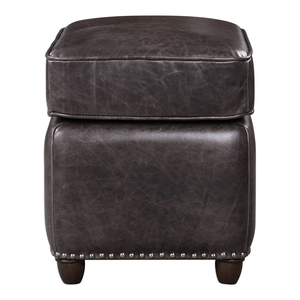 Roosevelt Rectangle Ottoman - Smoke