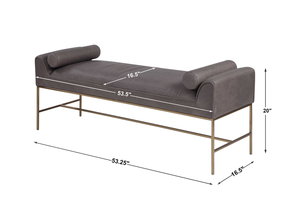 Coco Bench, Leather