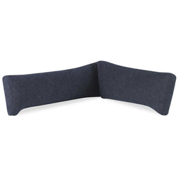 Slope Sofa Corner Pillows, Set of 2, Indigo Twill