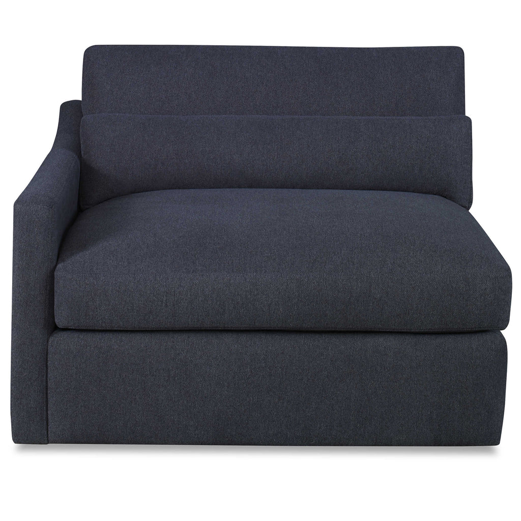 Slope Sofa Lumbar Pillow, Indigo Twill