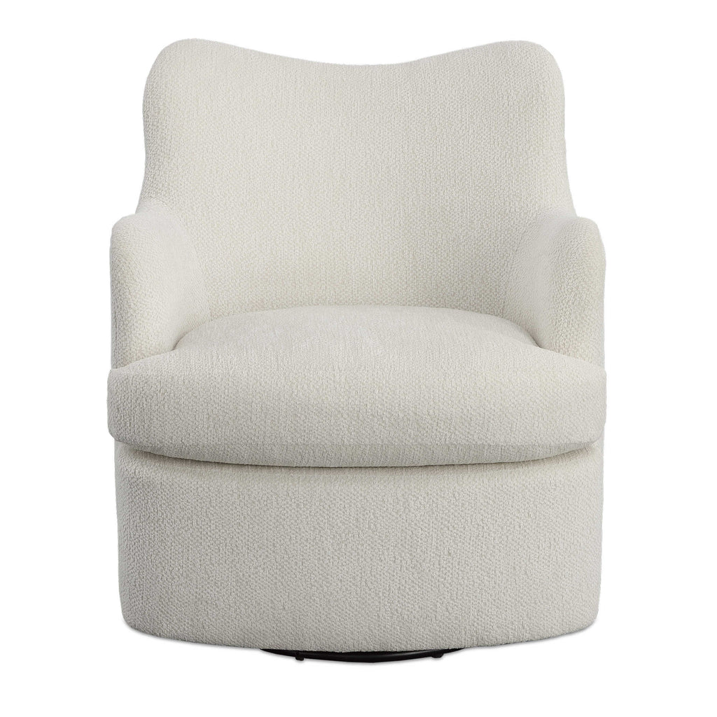 Chit Chat Swivel Chair - Cuddly Cream