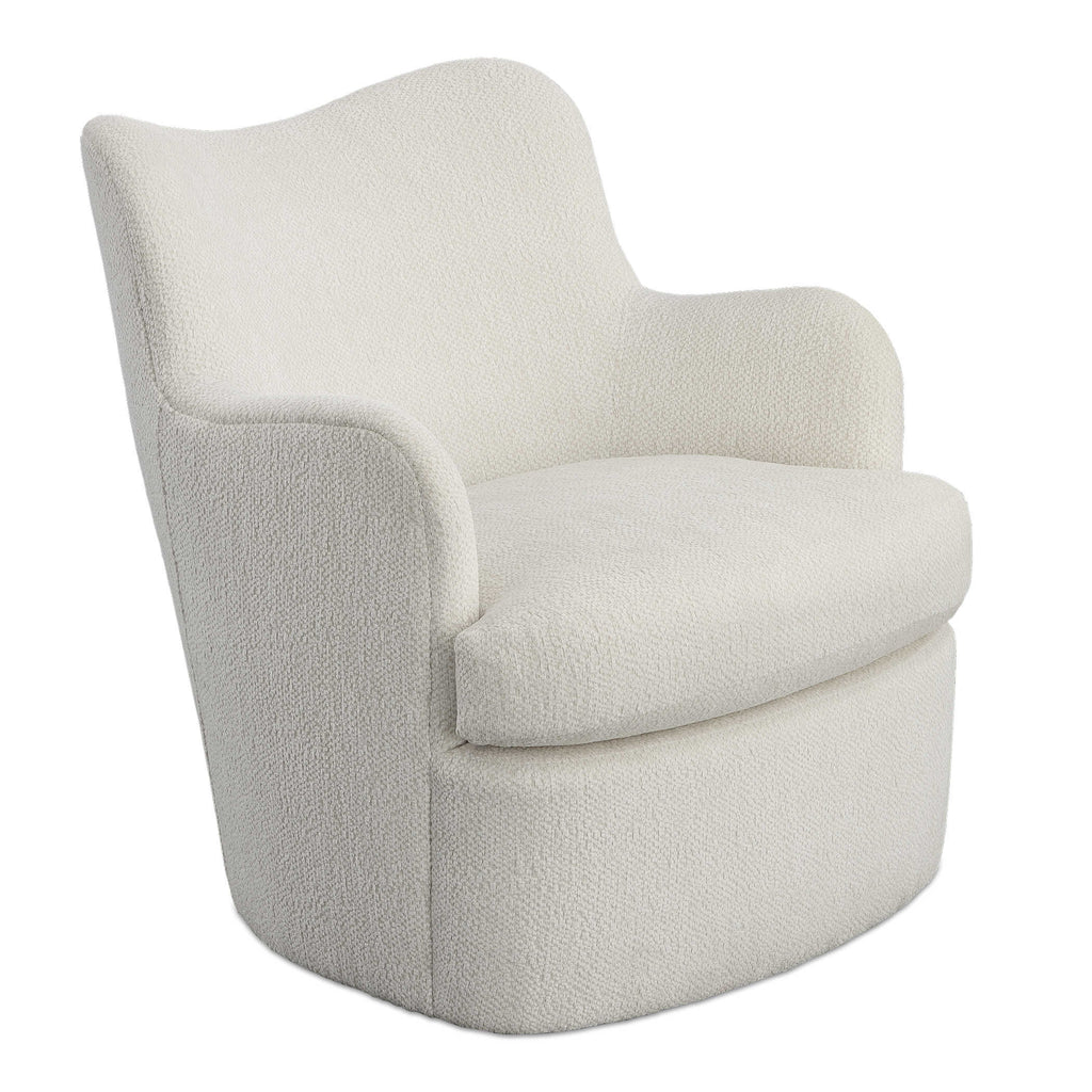 Chit Chat Swivel Chair - Cuddly Cream