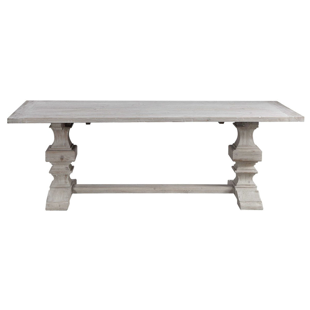 Baldrick Extension Dining table, White