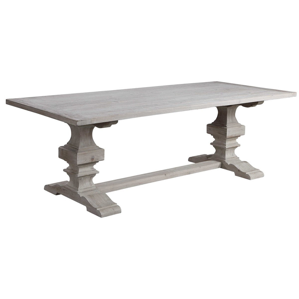 Baldrick Extension Dining table, White