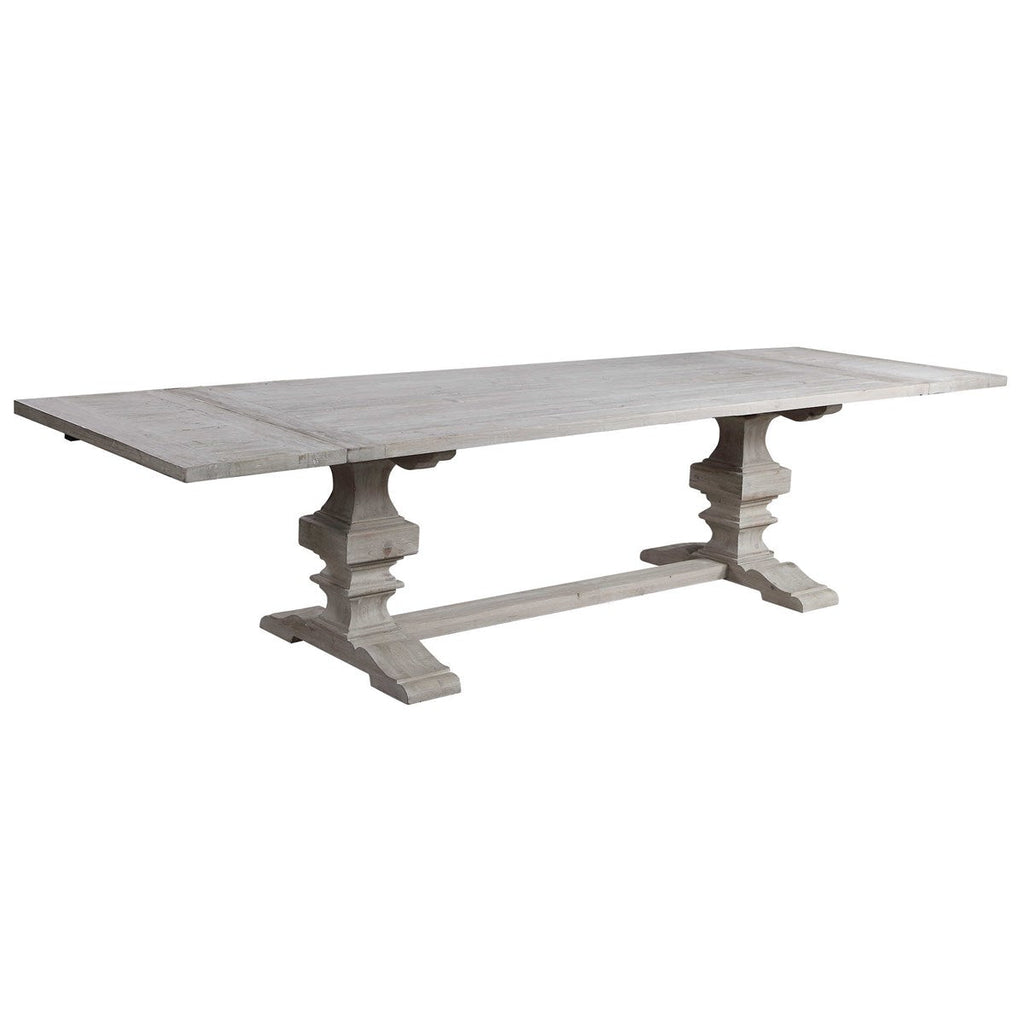 Baldrick Extension Dining table, White