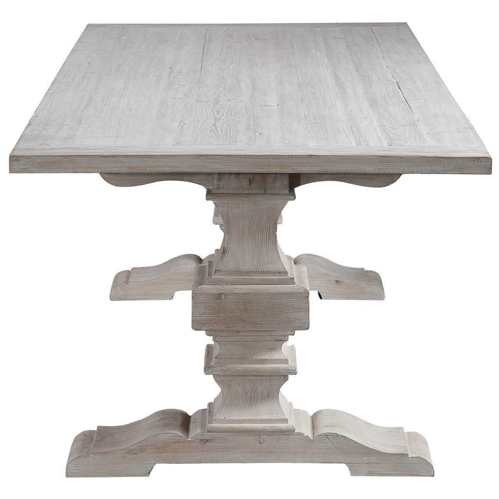 Baldrick Extension Dining table, White