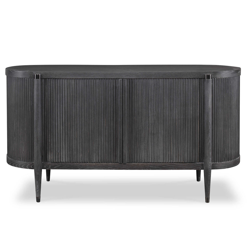 Tambour Cabinet - Black Ceruse