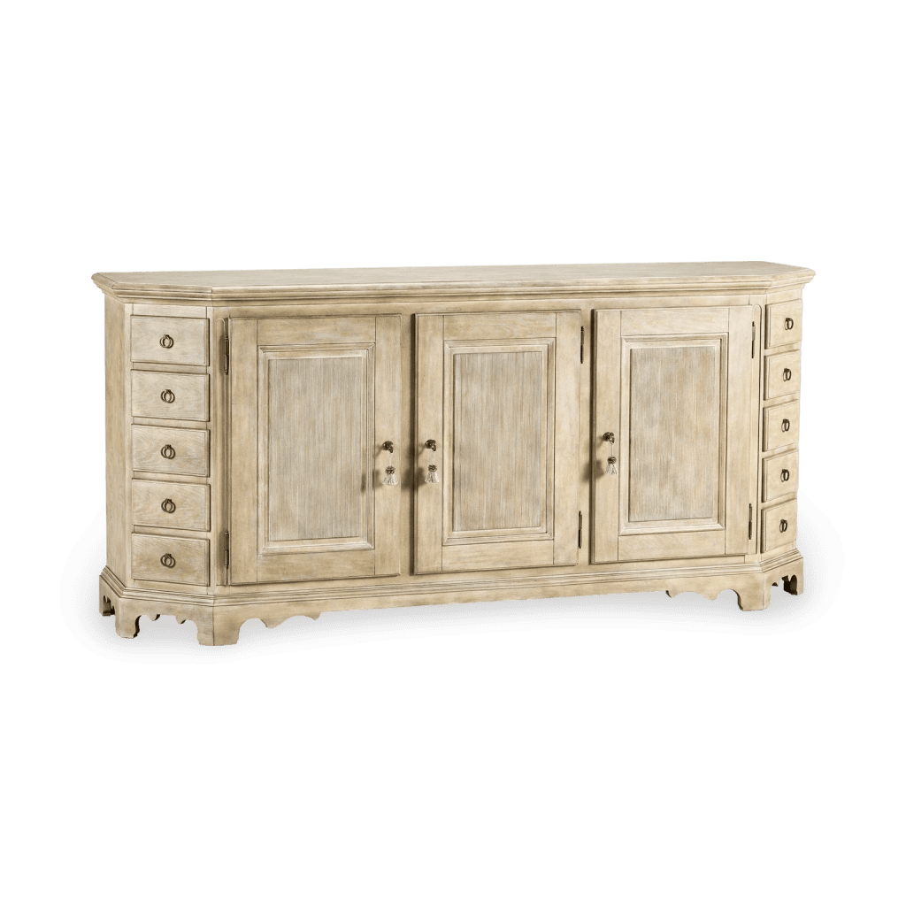 White Nimbostratus Credenza