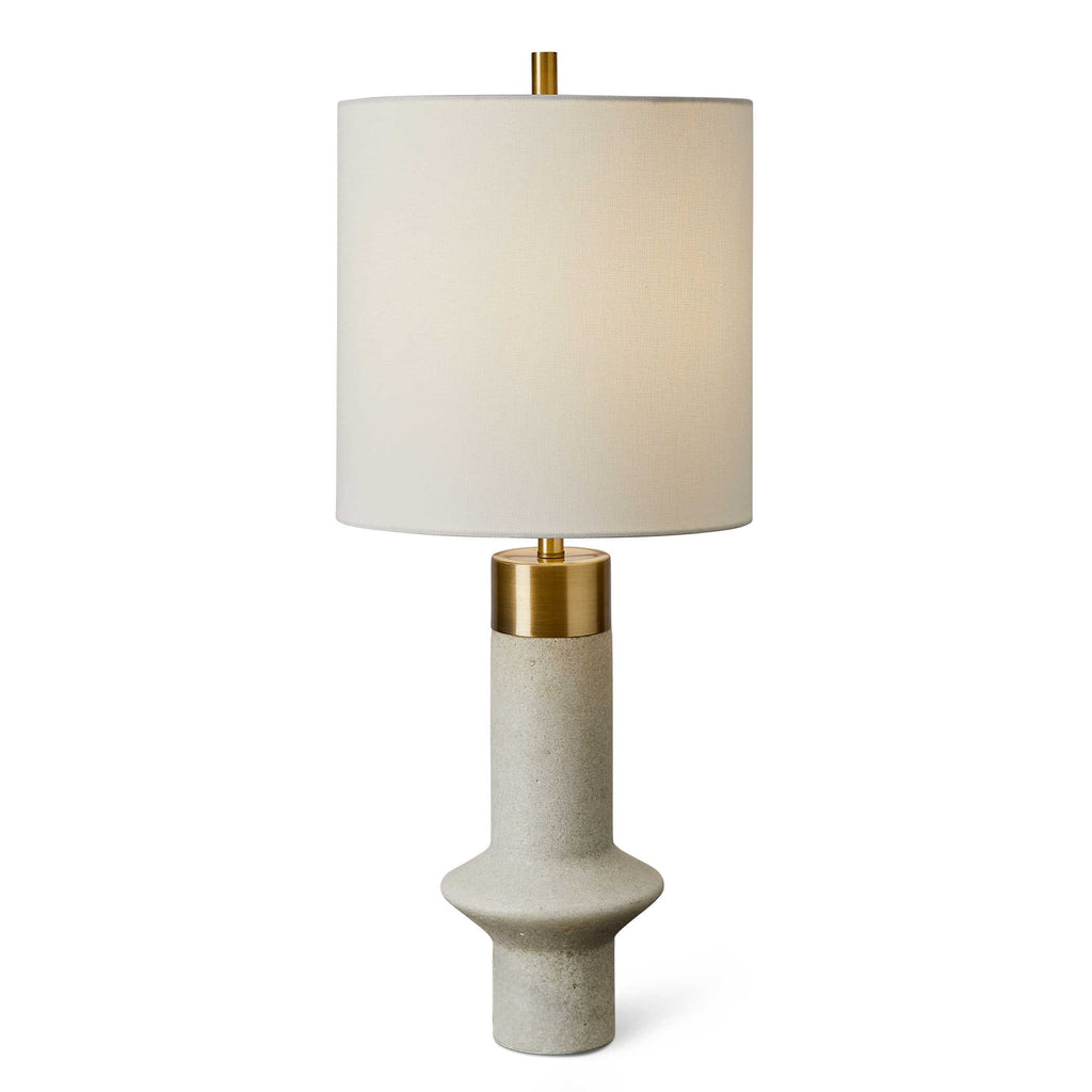 Edge Table Lamp, White