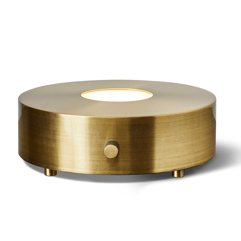 Lighted Plateau Lamp, Brass