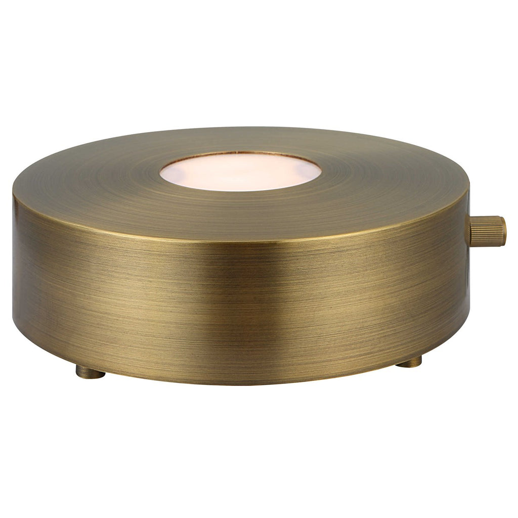 Lighted Plateau Lamp, Brass