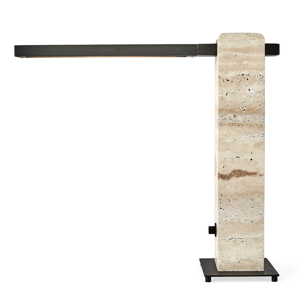 Director Table Lamp - Travertine