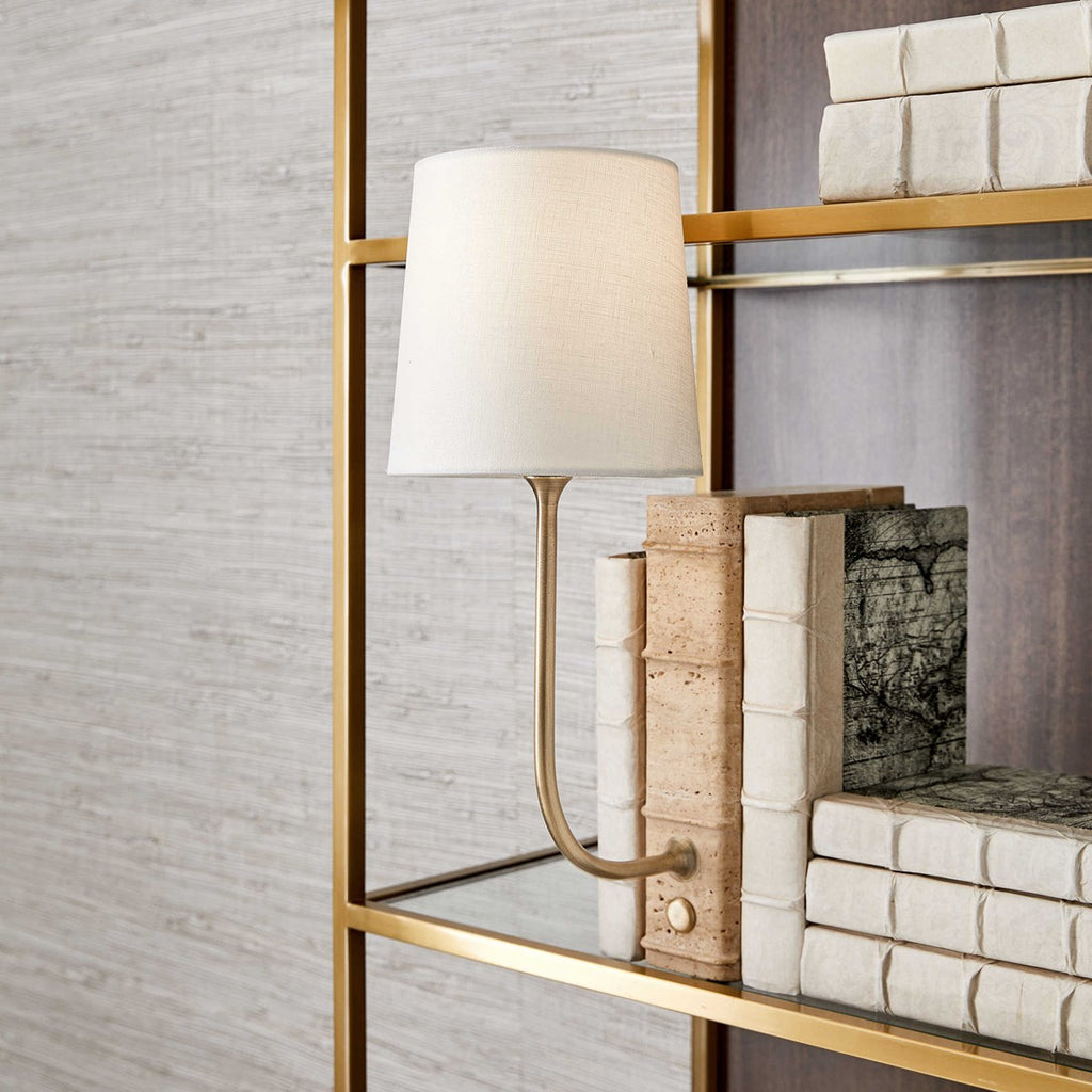 Book Mini Lamp, Travertine