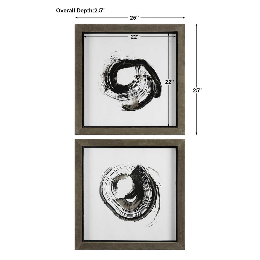 Circulation Study Framed Prints, Set of 2