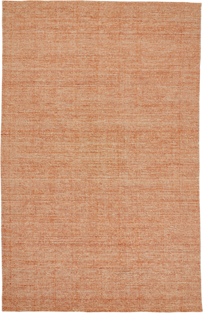 Burke Modern Abstract Orange Pink Tan Area Rug (8'6" x 11'6")