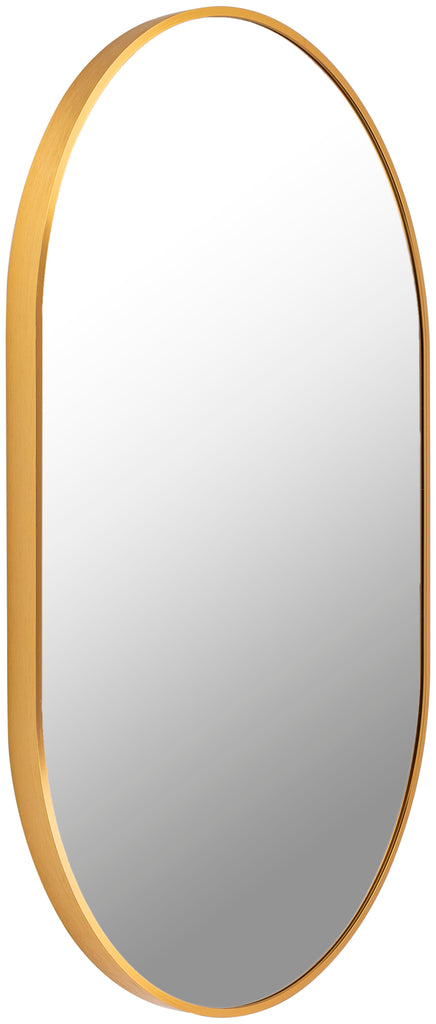 Aranya - 30"H x 20"W - Gold Mirror - Oval