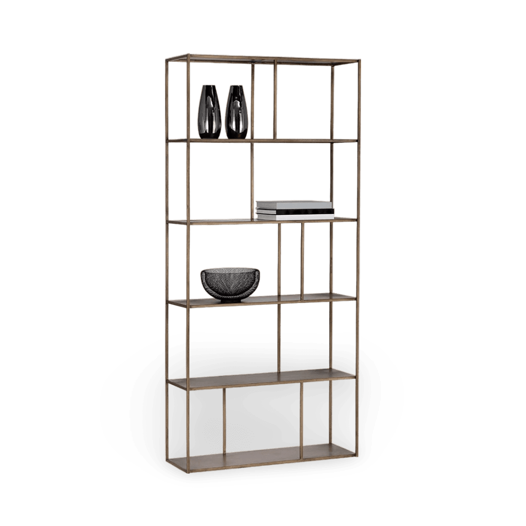 Eiffel Bookcase - Large - Antique Brass