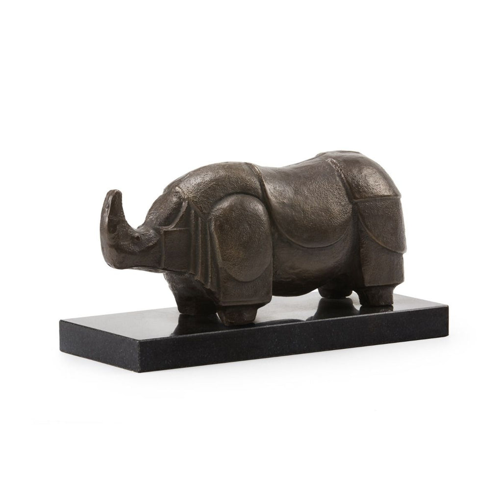 Rhino Statue - Bronze