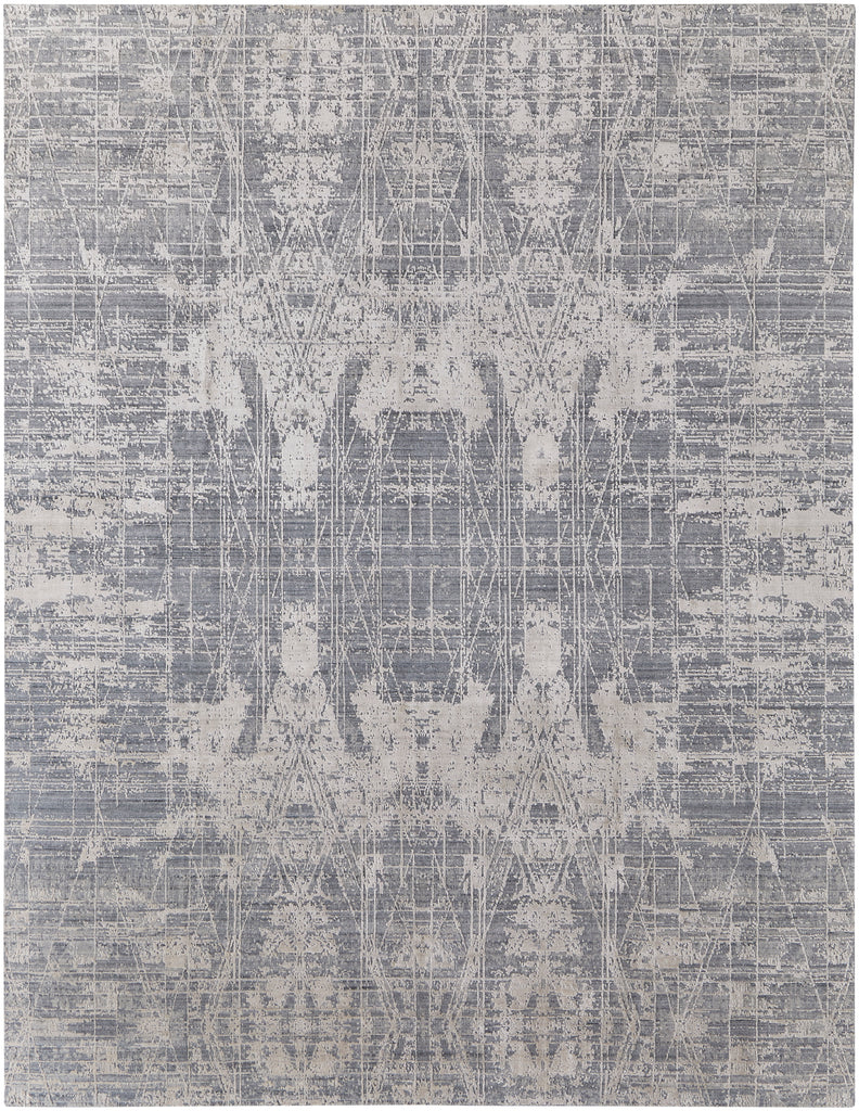 Eastfield Modern Abstract Gray Area Rug (2' x 3' / Pattern 1)