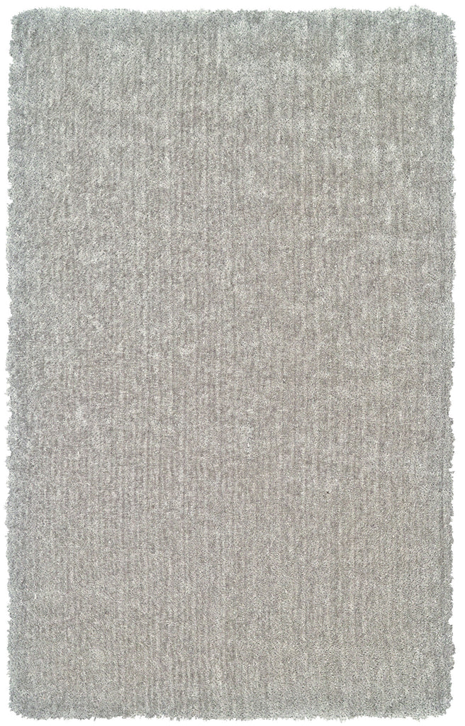 Marbury Modern Solid Gray Silver Area Rug (2' x 3'4" / Pattern 1)