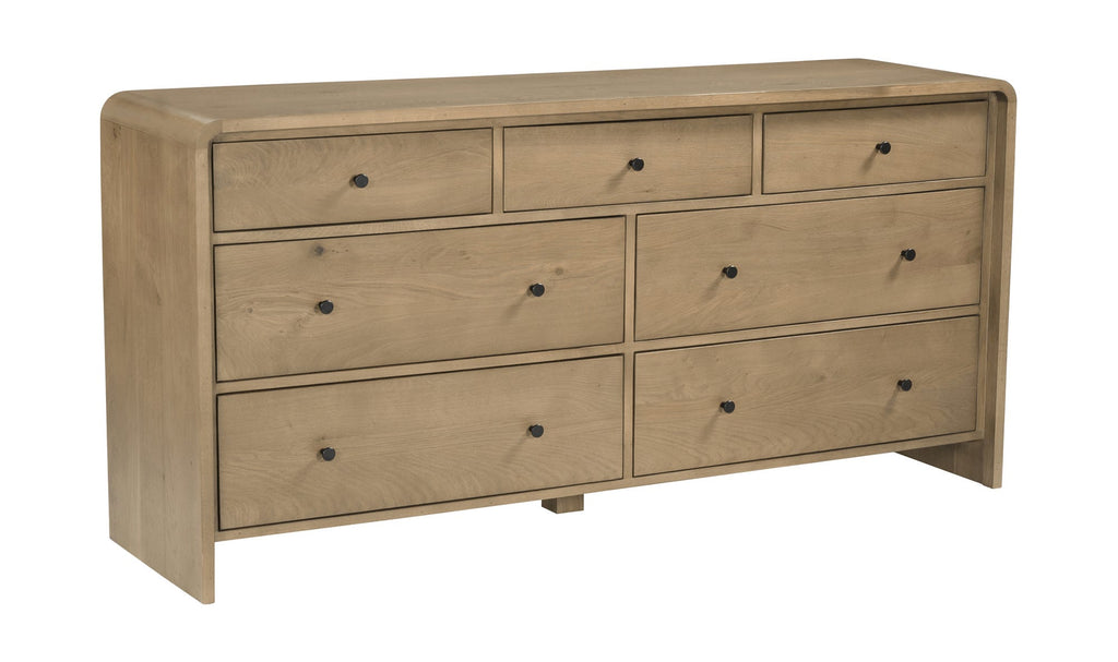 Riley 7 Drawer Dresser Oak