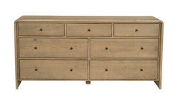 Riley 7 Drawer Dresser Oak