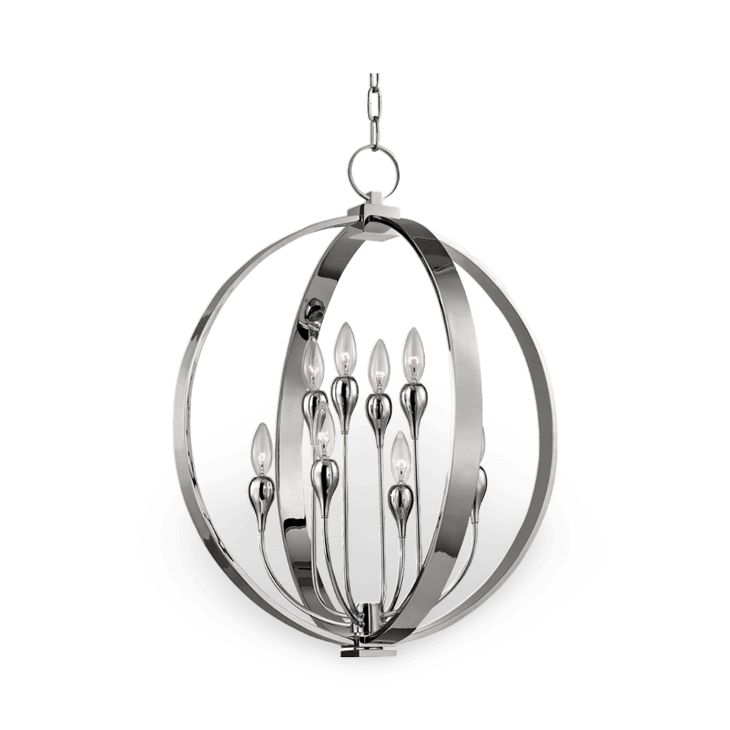 Dresden Chandelier 26" - Polished Nickel