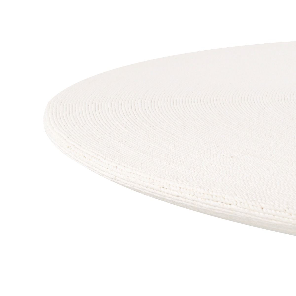 Rope Dining Table - Whitewashed Cotton White