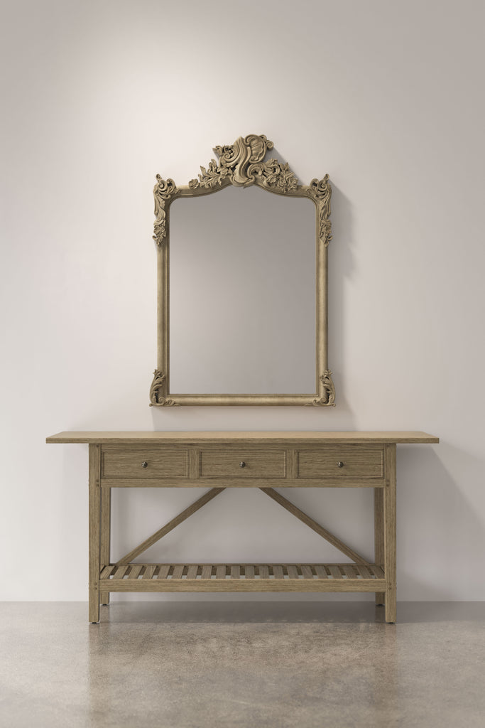 Timeless Inclination Rustic French Console Table