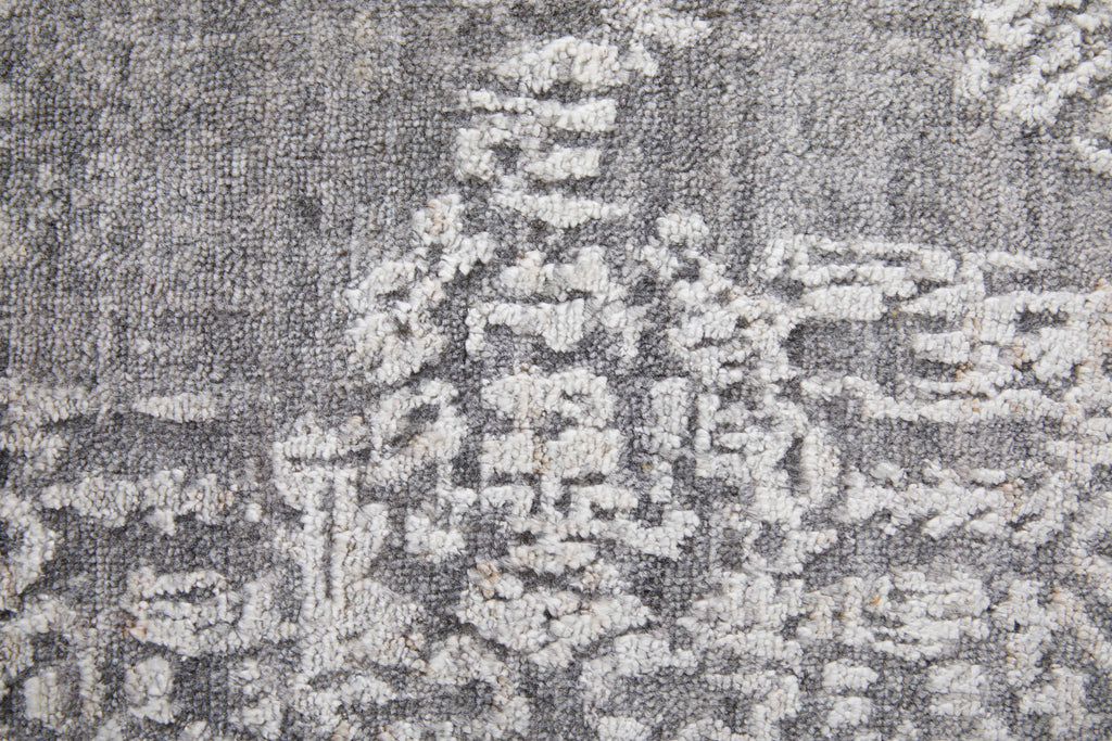 Eastfield Modern Abstract Gray Area Rug (12' x 15' / Pattern 5)