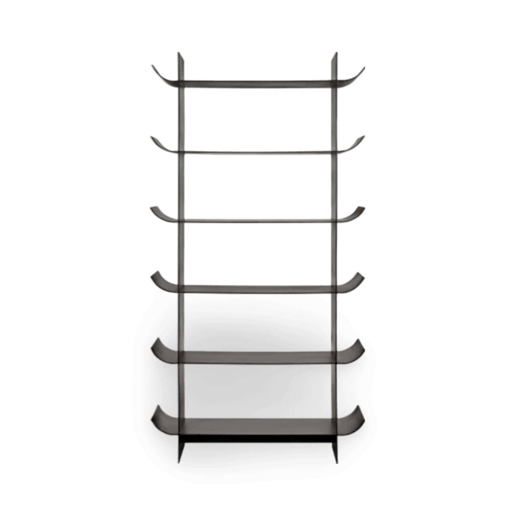 Mano Bookcase, Black Metal