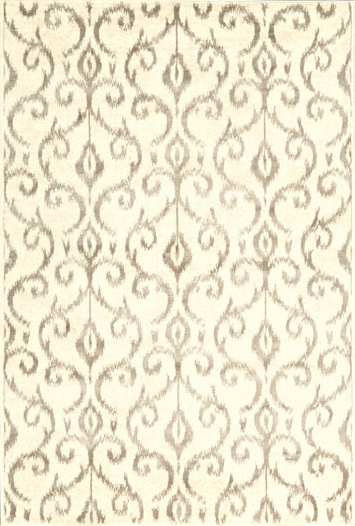 Azeri III Transitional Ikat Tan Taupe Area Rug (1'8" x 2'10")