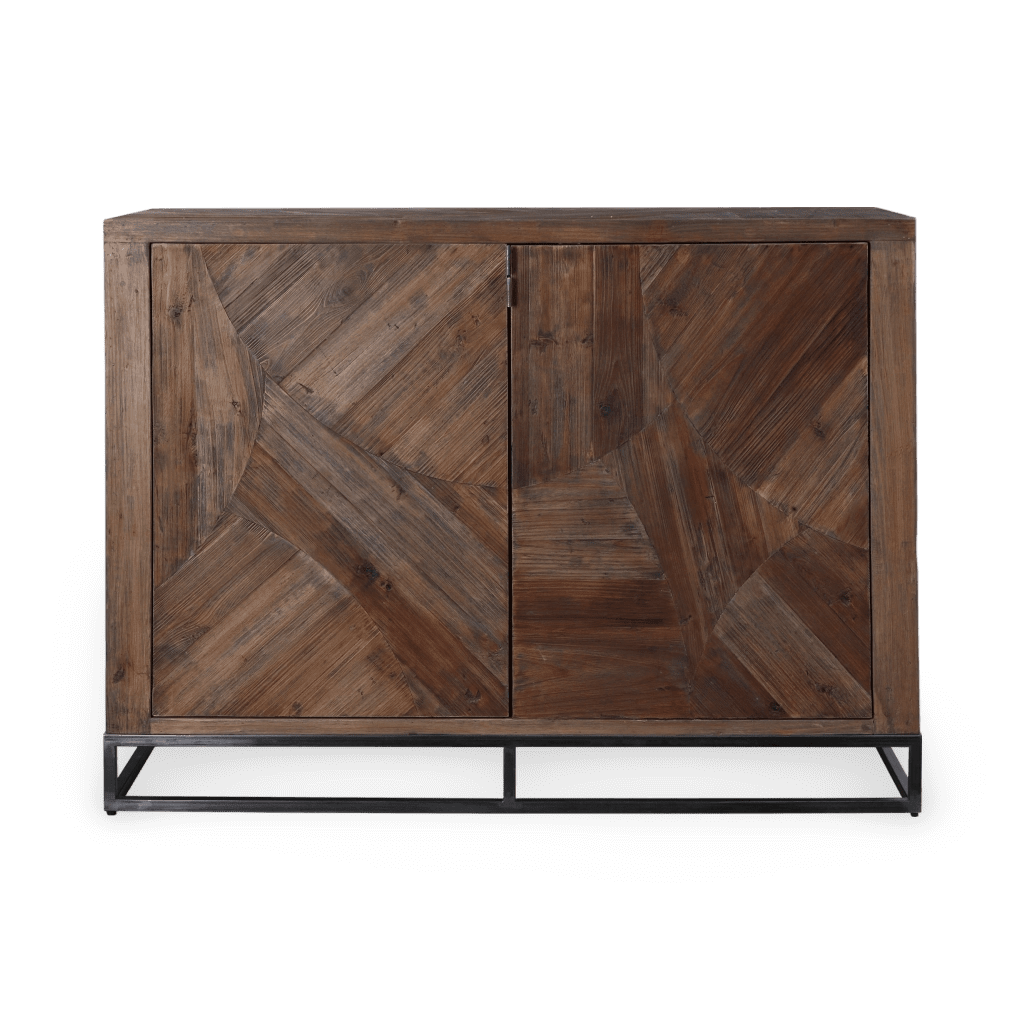 Evros Reclaimed Wood 2 Door Cabinet