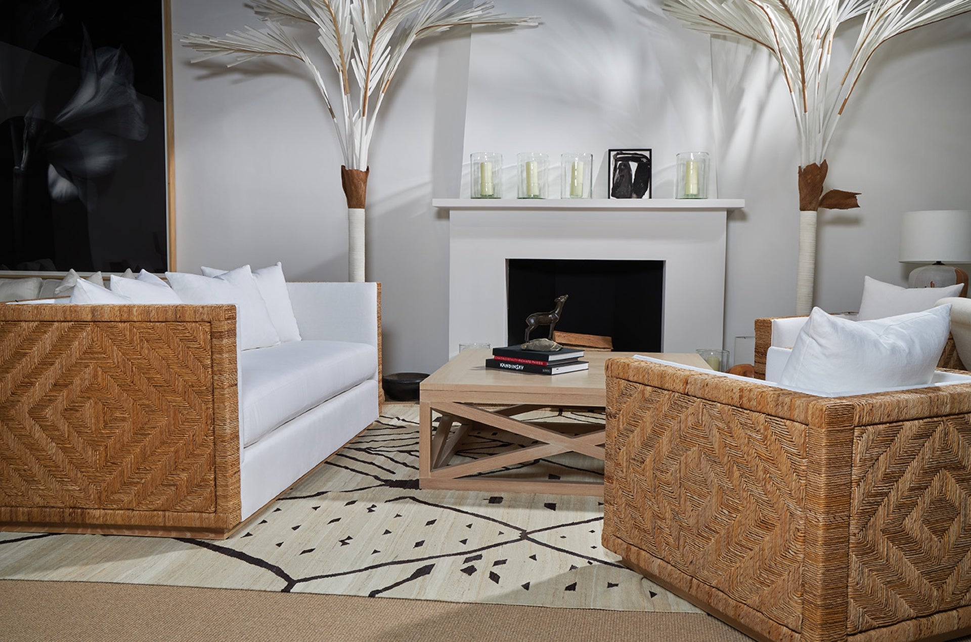 San Miguel Woven Panel Sofa
