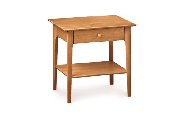 Sarah 24" 1 Drawer Nightstand in Cherry - Daniel House Club