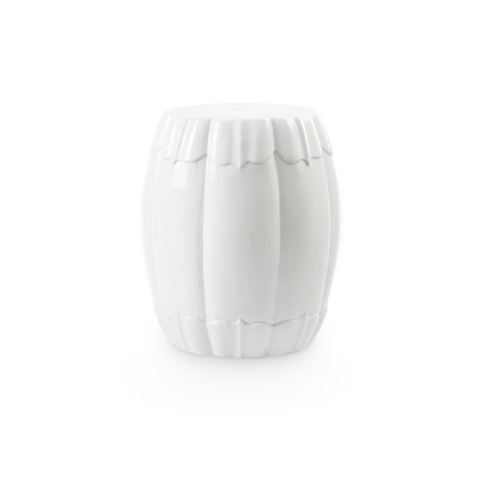 Sundar Stool/Side Table, Cool White