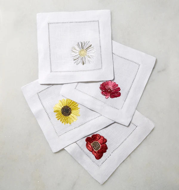 Fiori - Set of 4 Cocktail Napkin