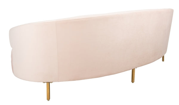 Primrose Curved Sofa - Light Pink