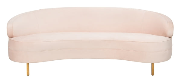 Primrose Curved Sofa - Light Pink