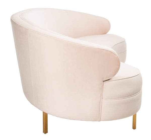 Primrose Curved Sofa - Light Pink