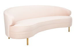 Primrose Curved Sofa - Light Pink