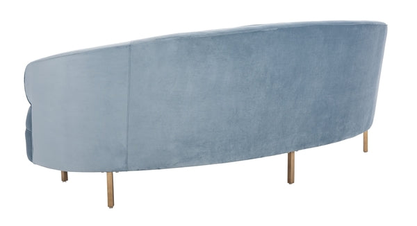 Primrose Curved Sofa - Light Blue